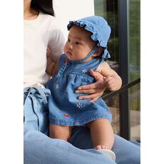 Mayoral Φόρεμα Τζιν με Καπέλο 1816-028