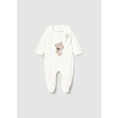 Mayoral Φορμάκι με σαλιάρα λευκό 1711-091