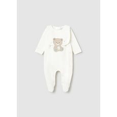 Mayoral Φορμάκι με σαλιάρα λευκό 1714-086