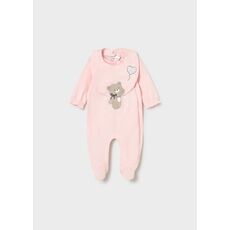 Mayoral Φορμάκι με σαλιάρα ροζ 1711-092