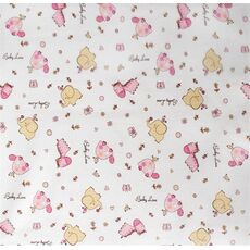 ΠΑΝΑ ΦΑΝΕΛΑ 80X80 bebe Elephant 072 Pink
