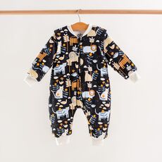 Fresk: Sleeping Bag 1.1 tog Muslin 100% Organic Cotton Penguin