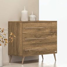 Casababy Elia Walnut Βρεφική Συρταριέρα
