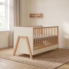 Casababy Oslo Vanilla Βρεφικό Κρεβάτι Μετατρεπόμενο Σε Προεφηβικό