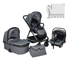 ΠΟΛΥΚΑΡΟΤΣΙ NAMMOS 3 IN 1 Grey Bebe Stars