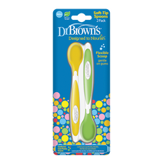 Dr Browns Food Bowl with Lid & Spoon Soft 4m+ 1pc