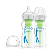 Μπιμπερό Γυάλινο Options+ Με Φαρδύ Λαιμό 270ml