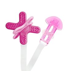 MAM Bite & Relax – Στάδιο 2 & Clip ροζ