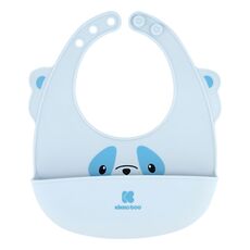 Βρεφική Σαλιάρα Σιλικόνης- Kikkaboo Silicone Bib Blue