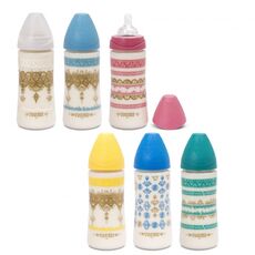 New Couture Μπιμπερό πλαστικό 360 ml θηλή Σιλικόνης 3P