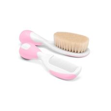 Brush-Comb natural hair Chicco Pink