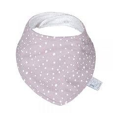 Βρεφική Σαλιάρα-Μπαντάνα Dots Dusty Pink