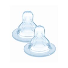 Mam Silicone Nipple 2 Pcs Non-drip nipple