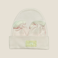 Σετ Σκουφάκι με Γαντάκια Ροζ