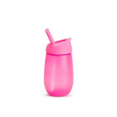 Munchkin Ποτήρι με Καλαμάκι Simple Clean Straw Cup Pink