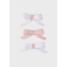 Σετ 3 τσιμπιδάκια Νεογέννητο κορίτσι Mayoral Ροζ