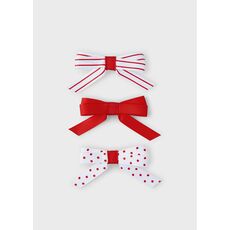 Σετ 3 τσιμπιδάκια Νεογέννητο κορίτσι Mayoral Κόκκινο