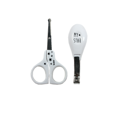 Minene Σετ Νυχοκόπτης και Ψαλιδάκι Λευκό