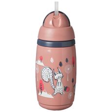 Tommee Tippee Παιδικό Ποτηράκι από Πλαστικό Ροζ 266ml για 12m+