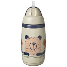 Tommee Tippee Παιδικό Ποτηράκι από Πλαστικό Μπεζ 266ml για 12m+