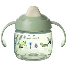 Tommee Tippee Weaning Sippee Cup Κύπελλο με λαβές και στόμιο 190ml 4m+ Green