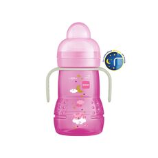 MAM ποτηράκι Trainer+ Night 220ml Ροζ