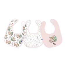 Σετ 3τμχ Σαλιάρες Savanna Pink