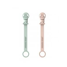 2PCS CLIP - MINT GREEN & DUSTY PINK