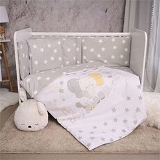 Baby Gift Set 6 pcs Smile Gray Elephant