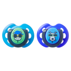 Tommee Tippee Fun Style Ορθοδοντική Πιπίλα Σιλικόνης Σιλικόνης 0-6m Μπλε