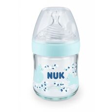 NUK Nature Sense Μπιμπερό Σιελ Γυάλινο 120ml