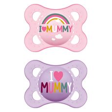 Πιπίλα Ι Love Mummy & Daddy Σιλικόνης 2-6 μηνών