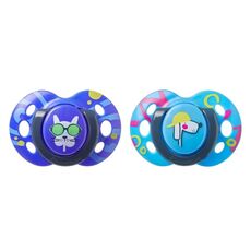 Tommee Tippee Fun Style Ορθοδοντική Πιπίλα Σιλικόνης Σιλικόνης  6-18m 2τμχ