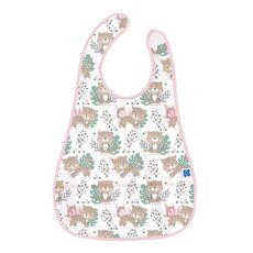 Kikka Boo Σαλιάρα Πλαστική Savanna Pattern Pink