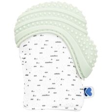 Kikka Boo Γάντι οδοντοφυΐας Μασητικό Σιλικόνης Silicone Savanna Mint