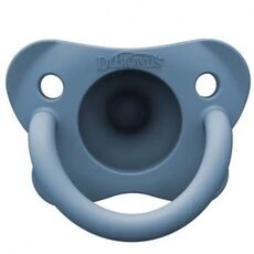 Πιπίλα Όλο Σιλικόνη 0m+ Blue DrBrowns
