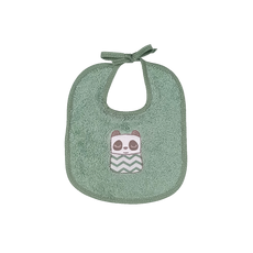 Bib Towel Tiny Friends Olive