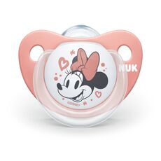 NUK Trendline Disney Mickey Πιπίλες Σιλικόνης 0-6 pink