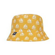 Καπέλο κώνος παιδικό boats yellow