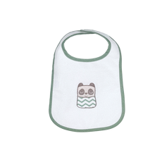 Σαλιάρα Αδιάβροχη Αυτοκόλλητο Tiny Friends Λαδί