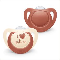 NUK For Nature Πιπίλα Σιλικόνης 2τμχ