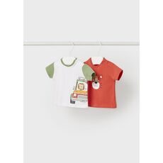 Mayoral Σετ 2 μπλούζες από βιώσιμο βαμβάκι 1002-055