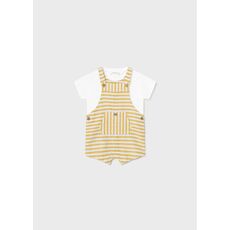 Mayoral Σετ σαλοπέτα κοντή σταμπωτή με βαμβακερή μπλούζα 1627-042