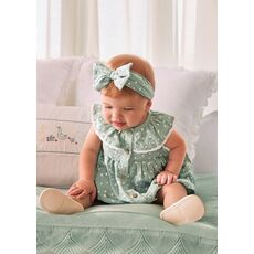 Mayoral Φόρεμα από βιώσιμο βαμβάκι με κορδέλα 1804-060