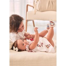 Mayoral Φόρεμα σταμπωτό από βαμβάκι με βρακάκι 1828-040