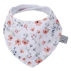 Βρεφική Σαλιάρα-Μπαντάνα Salmon Daisy