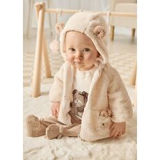 Mayoral Ζακέτα γουνάκι εκρού