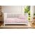 Dimcol Σεντόνια Εμπριμέ Σετ 3 τεμ bebe Rabbit Garden 585 120X160 Pink 100% Cotton