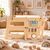 Ξύλινος Πύργος Εκμάθησης Montessori 4 σε 1
