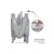 Lorelli Παρκοκρεβατο MOON HUG Grey  2 επιπεδων